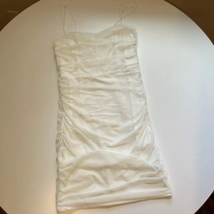 White Princess Polly Mini Dress Size 10